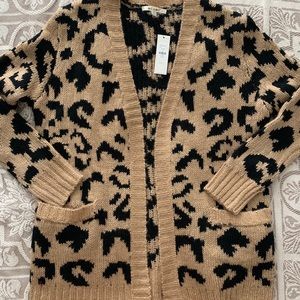 Francesca’s Leopard Print Cardigan
